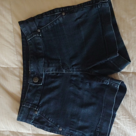 Mid Rise Jean Shorts - Picture 2 of 4